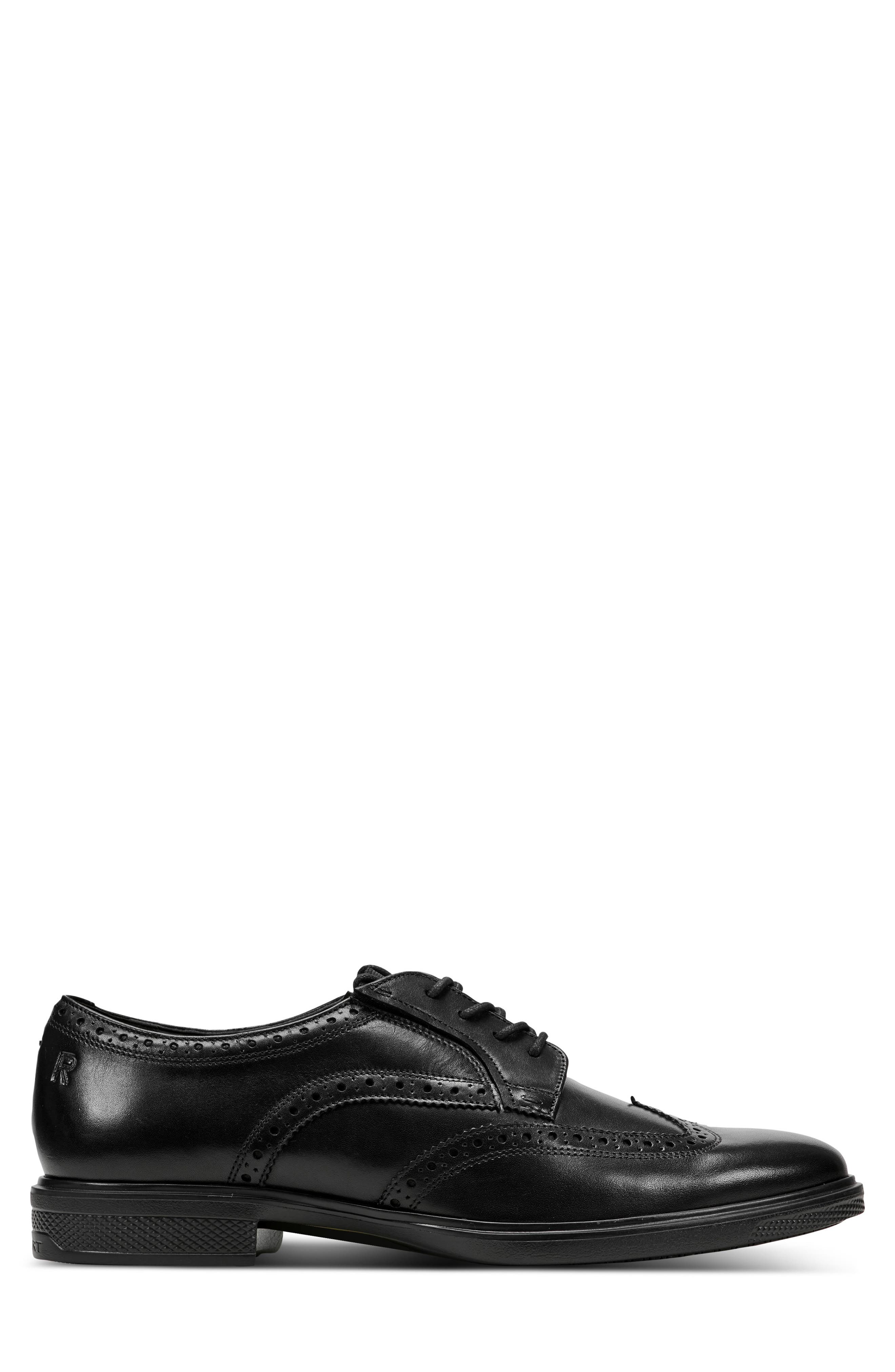 Rockport Keegan Wingtip Derby, Alternate, color, Black