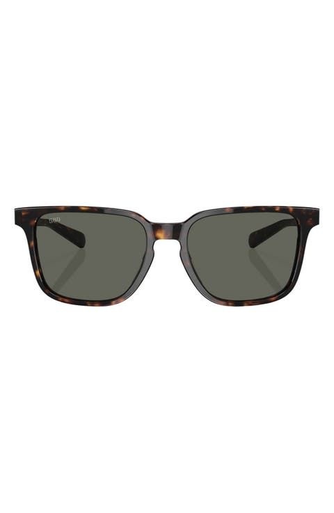 Kailano 53mm Polarized Square Sunglasses