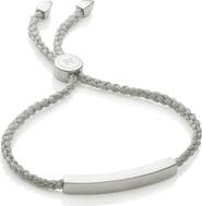 Monica Vinader Engravable Linear Bar Friendship Bracelet
