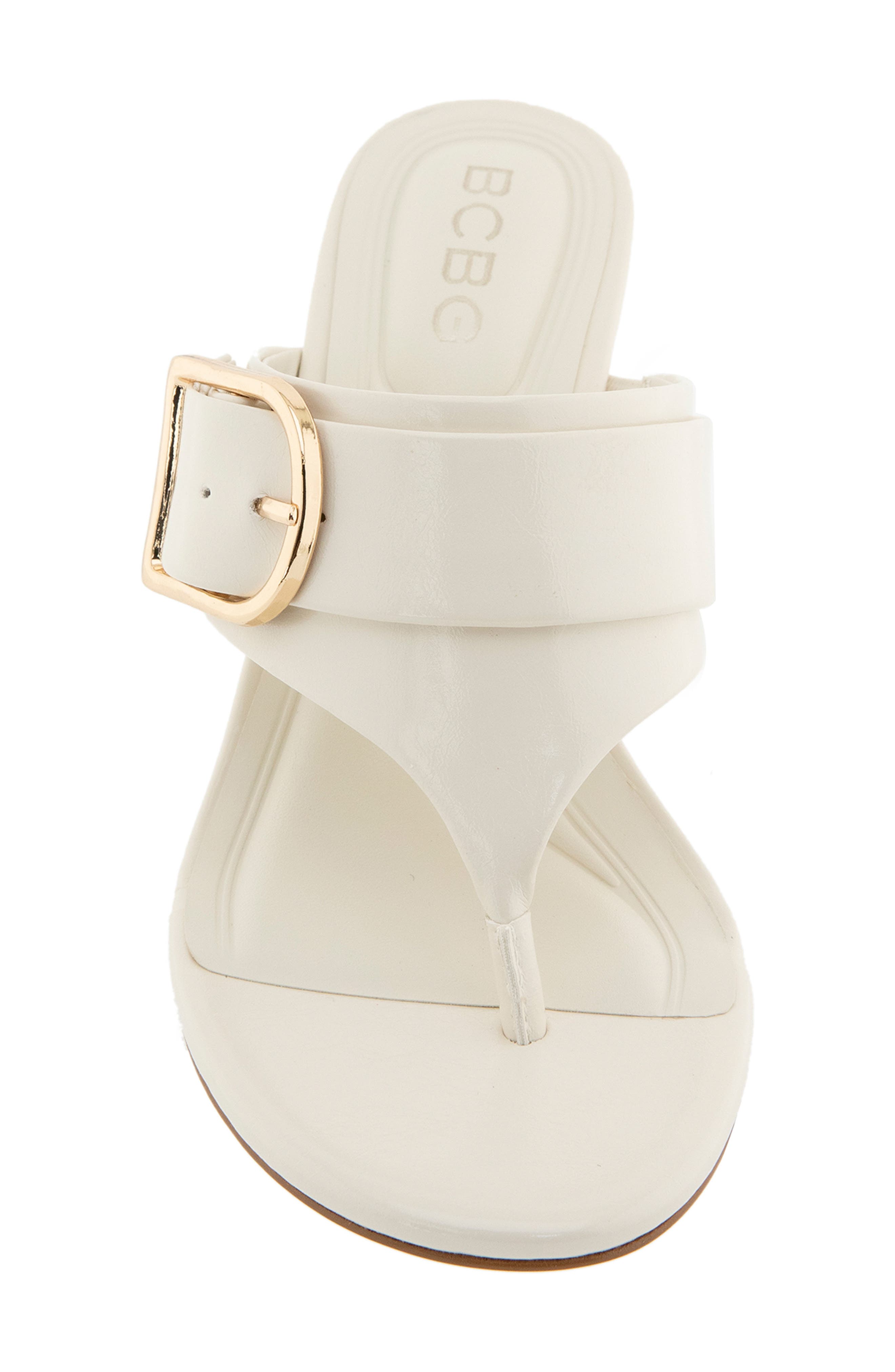 BCBGeneration Seema Wedge Slide Sandal, Alternate, color, Tofu
