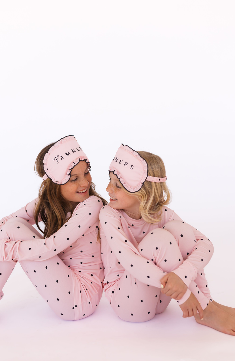 In My Jammers Polka Dot Two Piece Sleepwear Set, Alternate, color, Blush Polka Dot