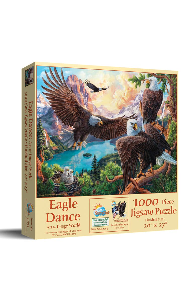 Sunsout Eagle Dance 1000 piece Jigsaw Puzzle for Adults, Main, color, Multicolor