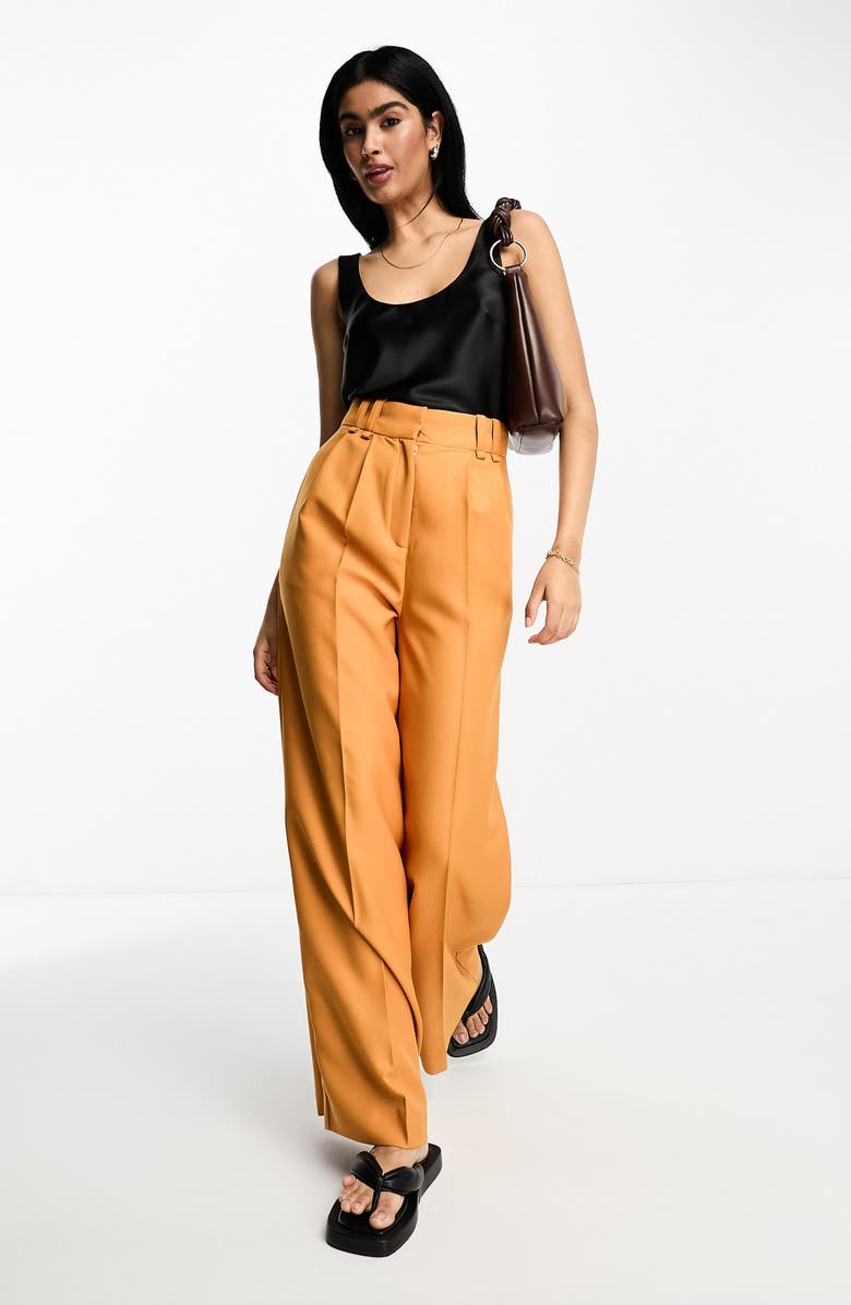 ASOS DESIGN Scoop Neck Satin Tank, Alternate, color,