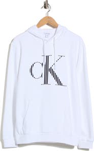 Calvin Klein Monogram Pullover Fleece Hoodie