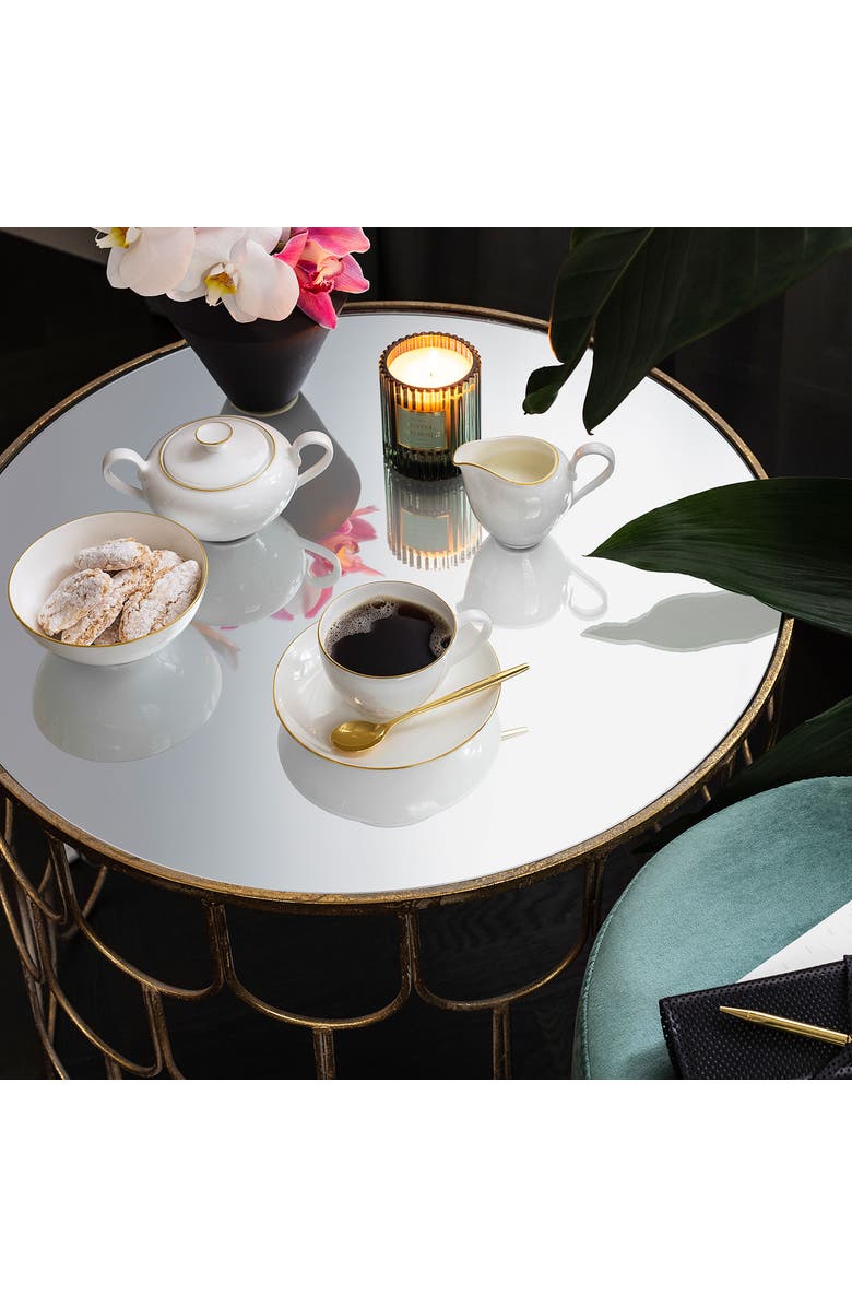 Villeroy & Boch Anmut Gold Fruit Dish, Alternate, color, White