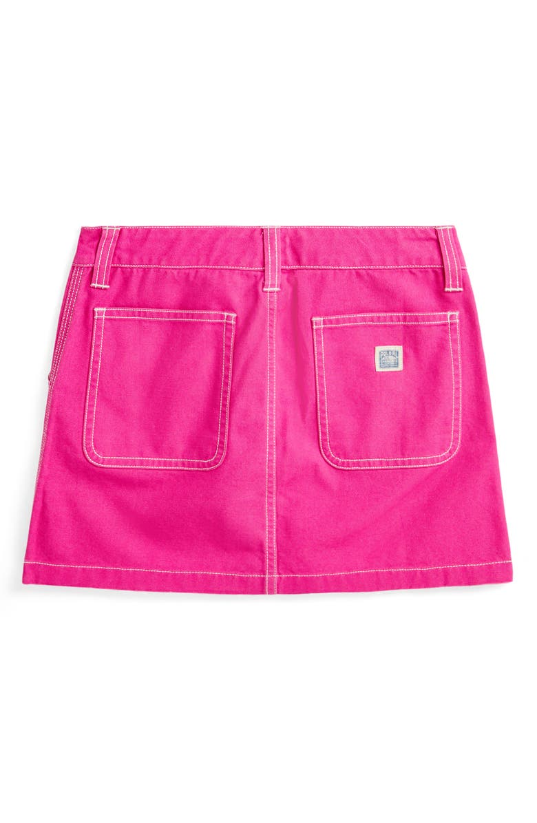 Polo Ralph Lauren Kids' Cotton Twill Skirt, Alternate, color, Belmont Pink