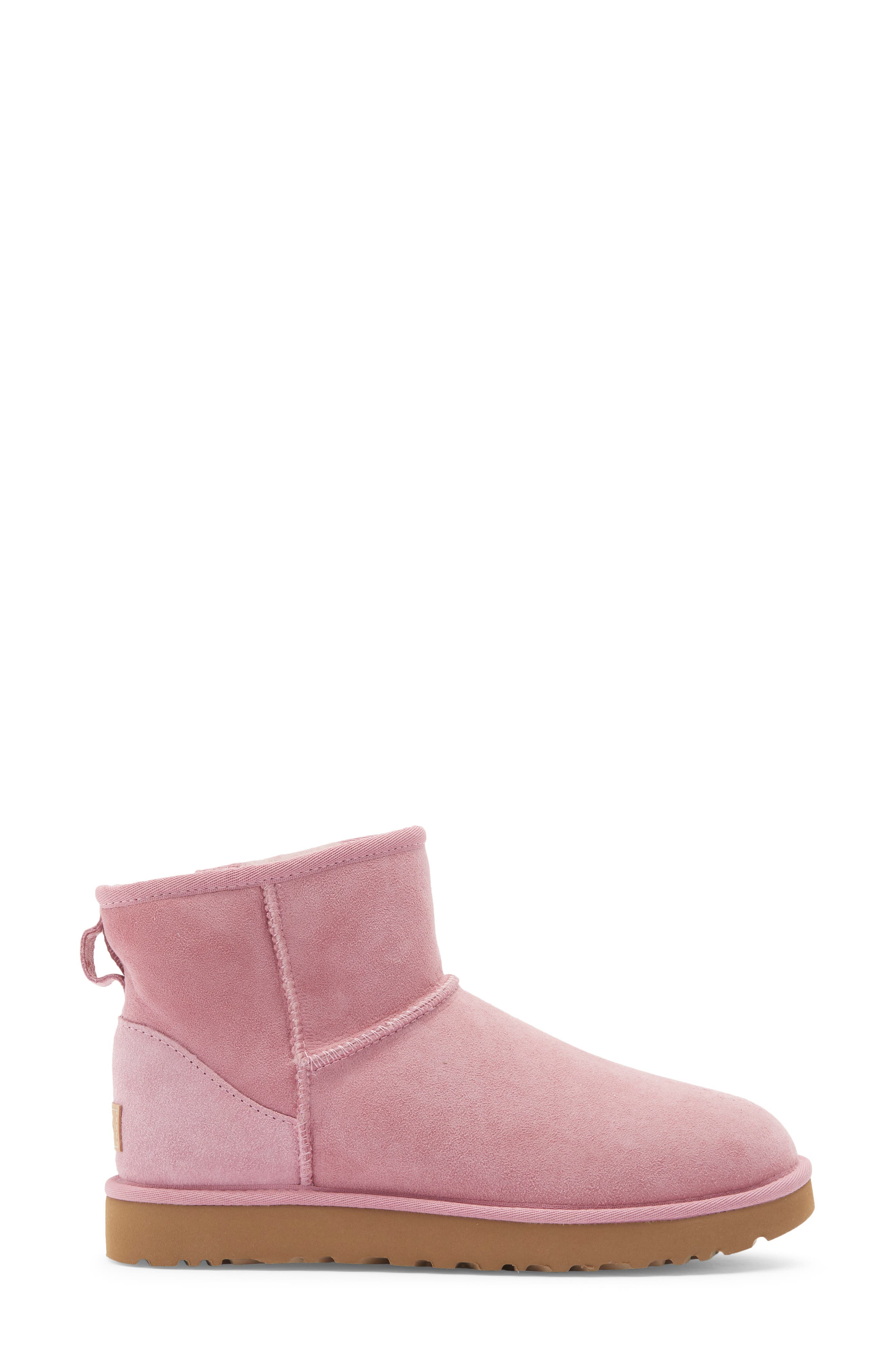 UGG Classic Mini II Genuine Shearling Lined Boot, Alternate, color, DUSTY ORCHID