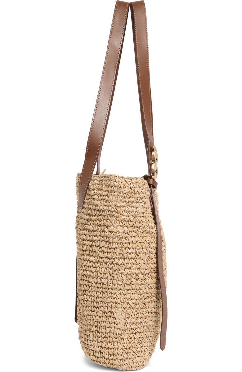 Collection XIIX Straw Tote Bag, Alternate, color, Natural Brown