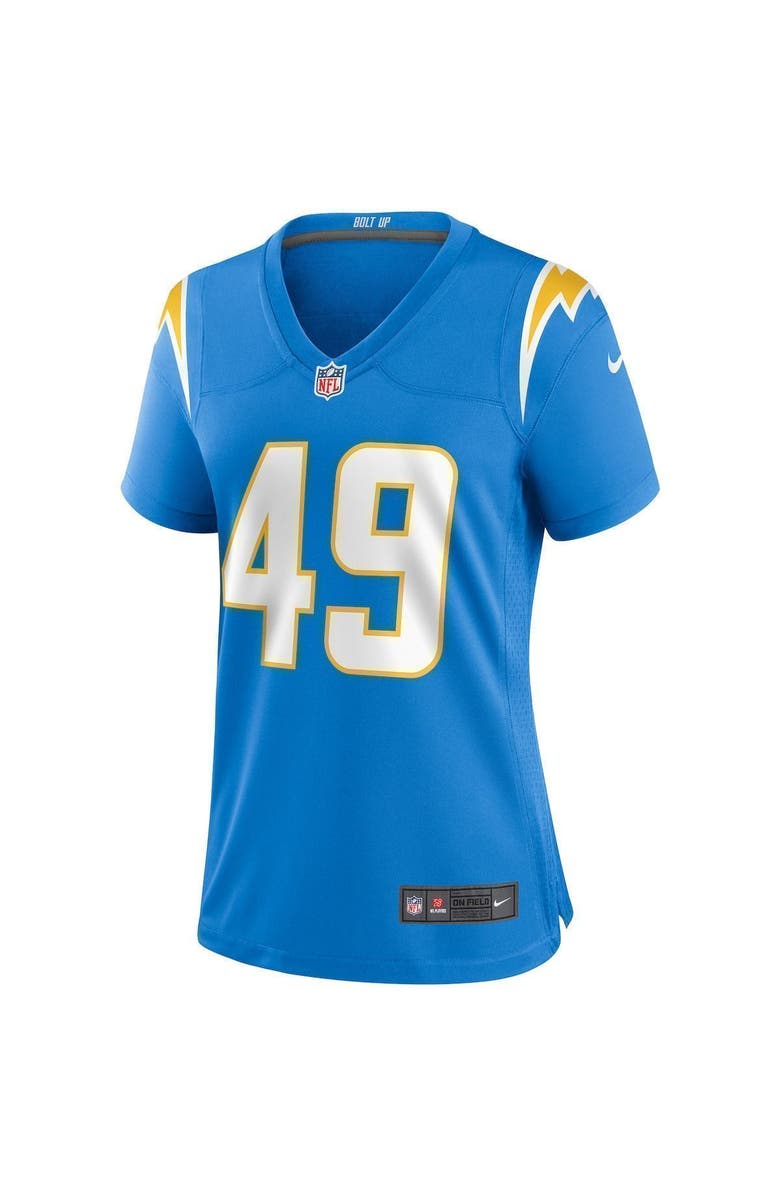 Nike Women's Nike Drue Tranquill Powder Blue Los Angeles Chargers Game Jersey, Alternate, color, 