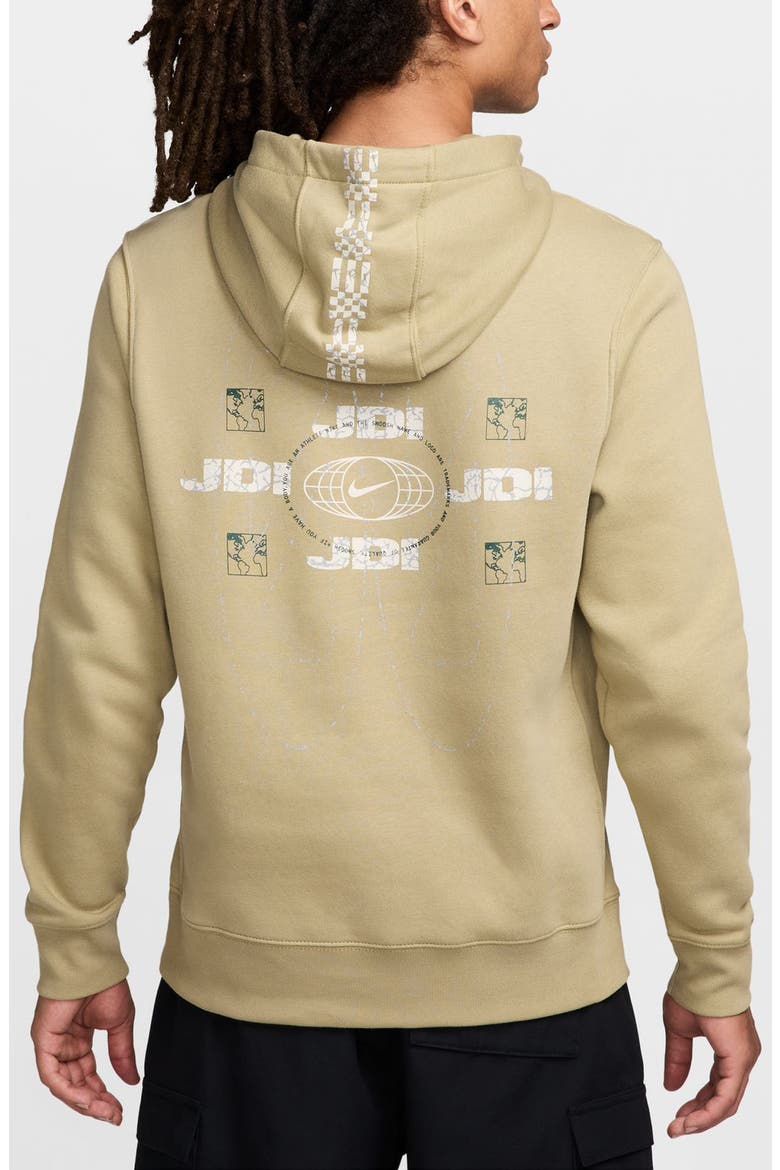 JDI HD Graphic Fleece Hoodie, Alternate, color, NEUTRAL OLIVE