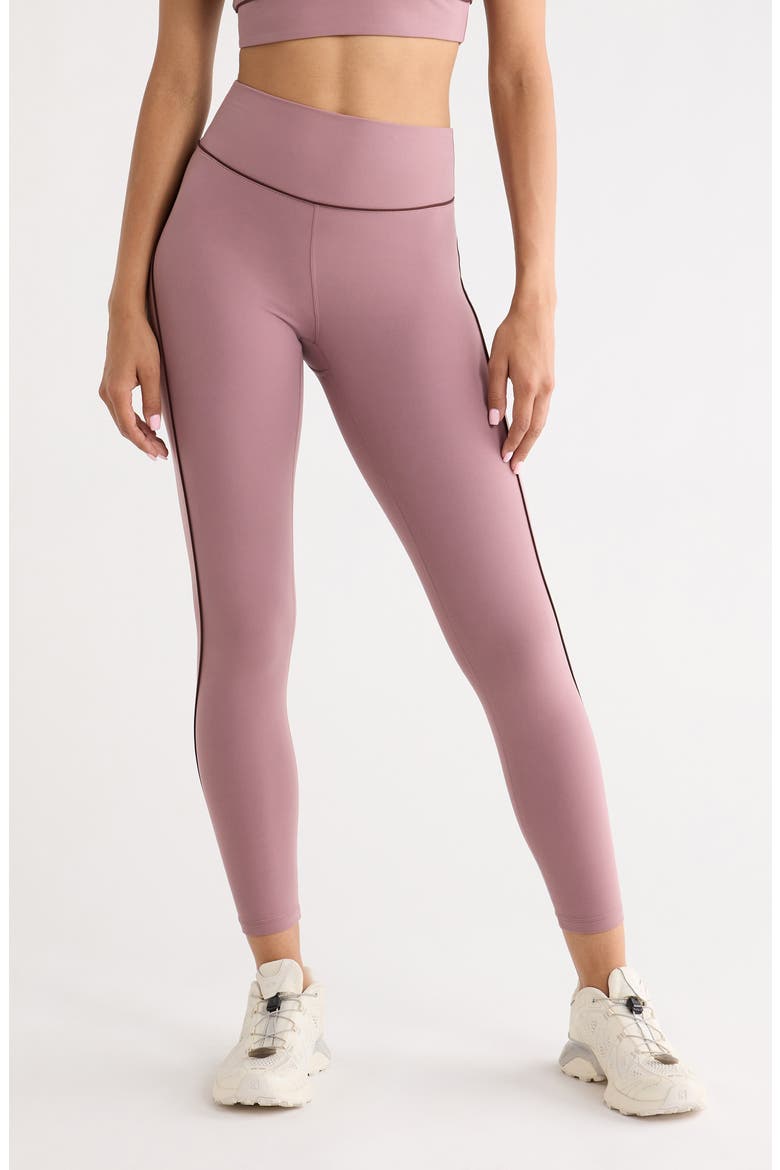 Studio Luxe High Waist 7/8 Piped Leggings, Main, color, PURPLE SHAKE