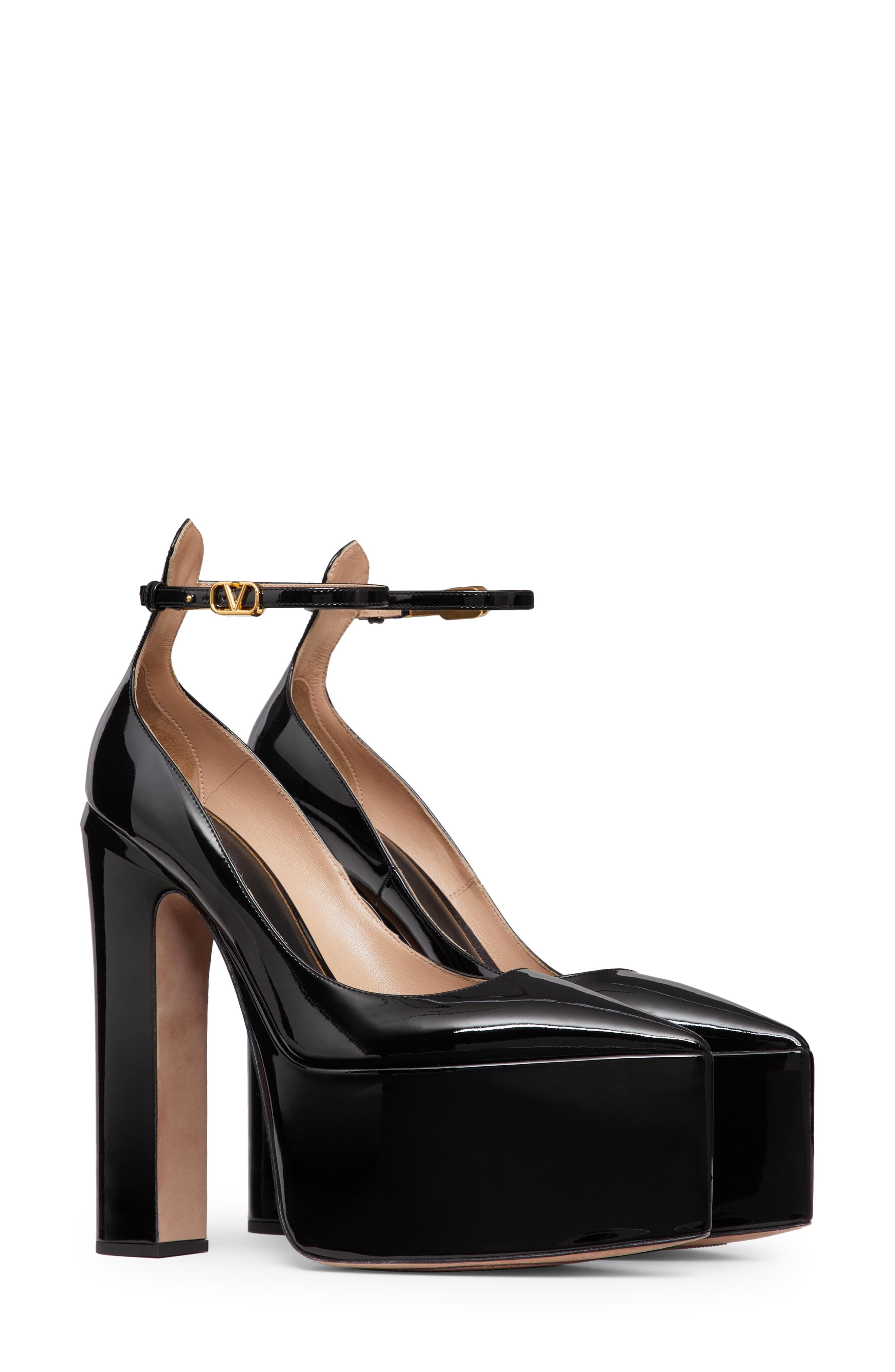 Valentino Garavani Tan-Go Pointed Toe Platform Pump
