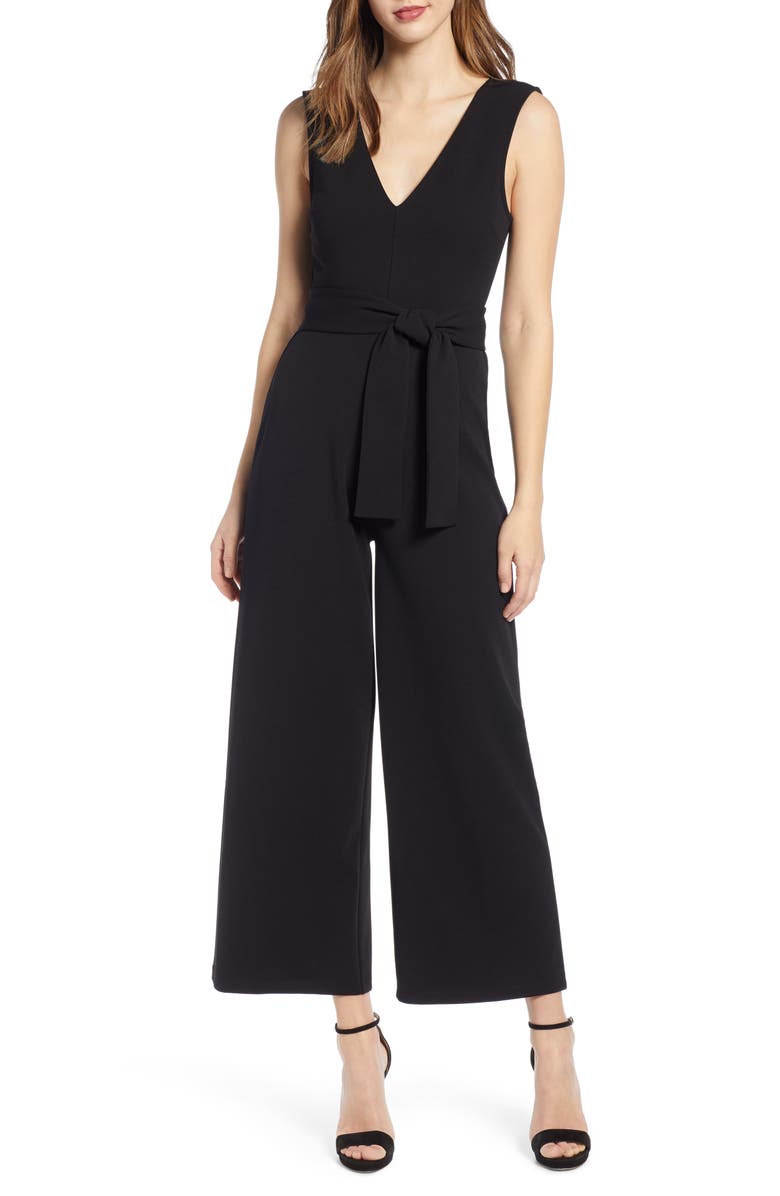 Leith Deep V-Neck Jumpsuit, Main, color,