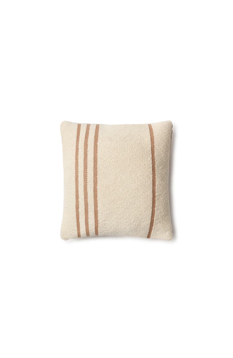 Lorena Canals Knitted Cushion Duetto, Alternate, color, Powder, Natural