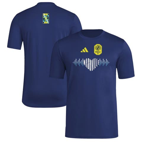 Men's adidas  Navy Nashville SC 2025 Jersey Hook AEROREADY T-Shirt