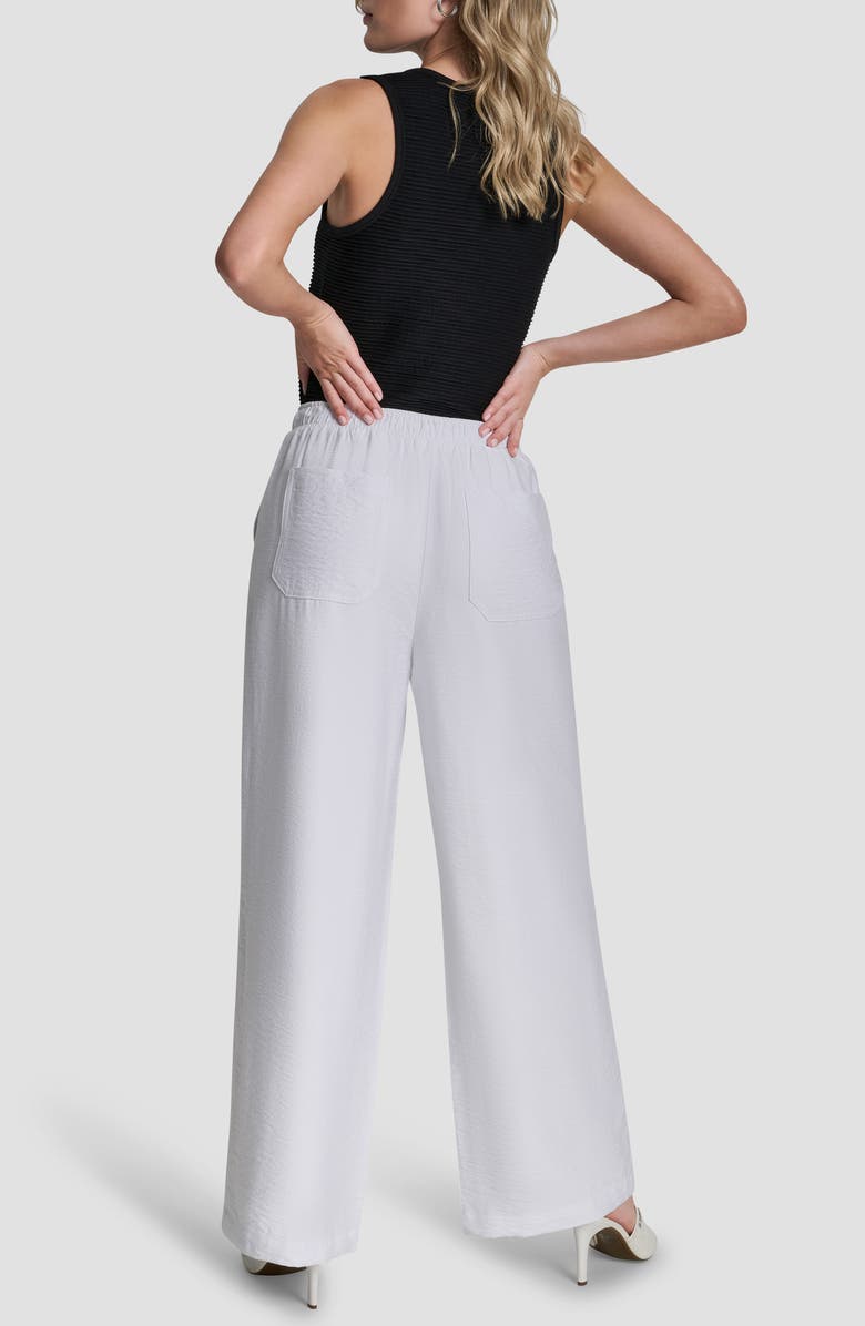 DKNY Drawstring Pants, Alternate, color, White