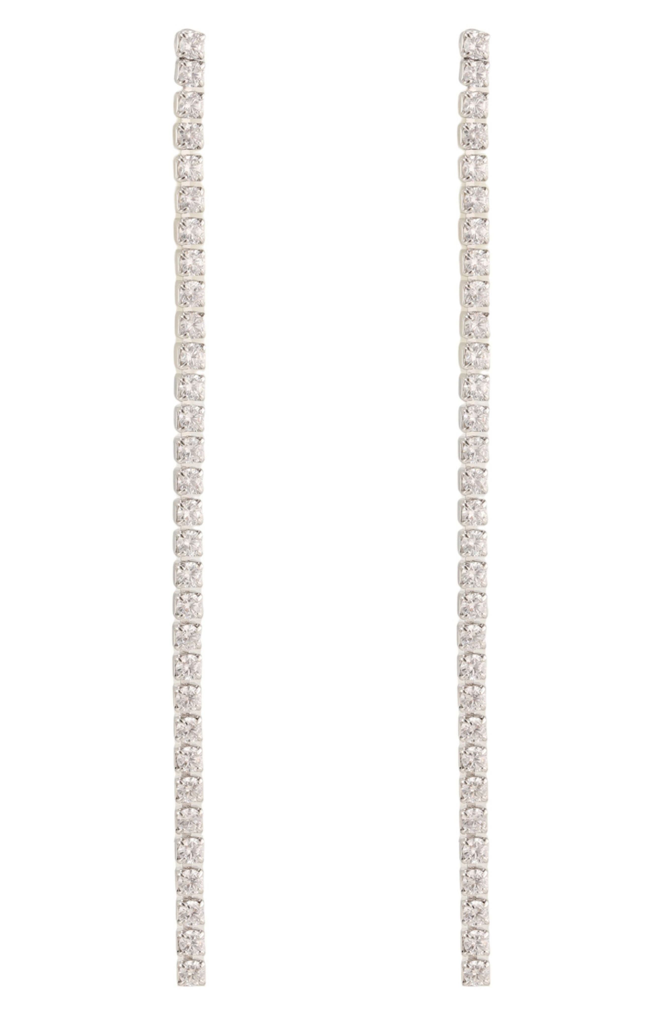 Tennis Drop Earrings