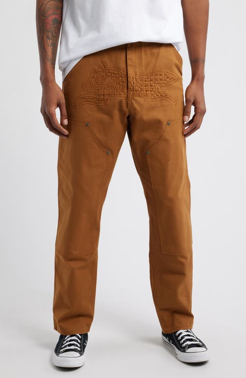 ICECREAM ICECREAM VANILLA FIT COTTON CANVAS CARPENTER PANTS 