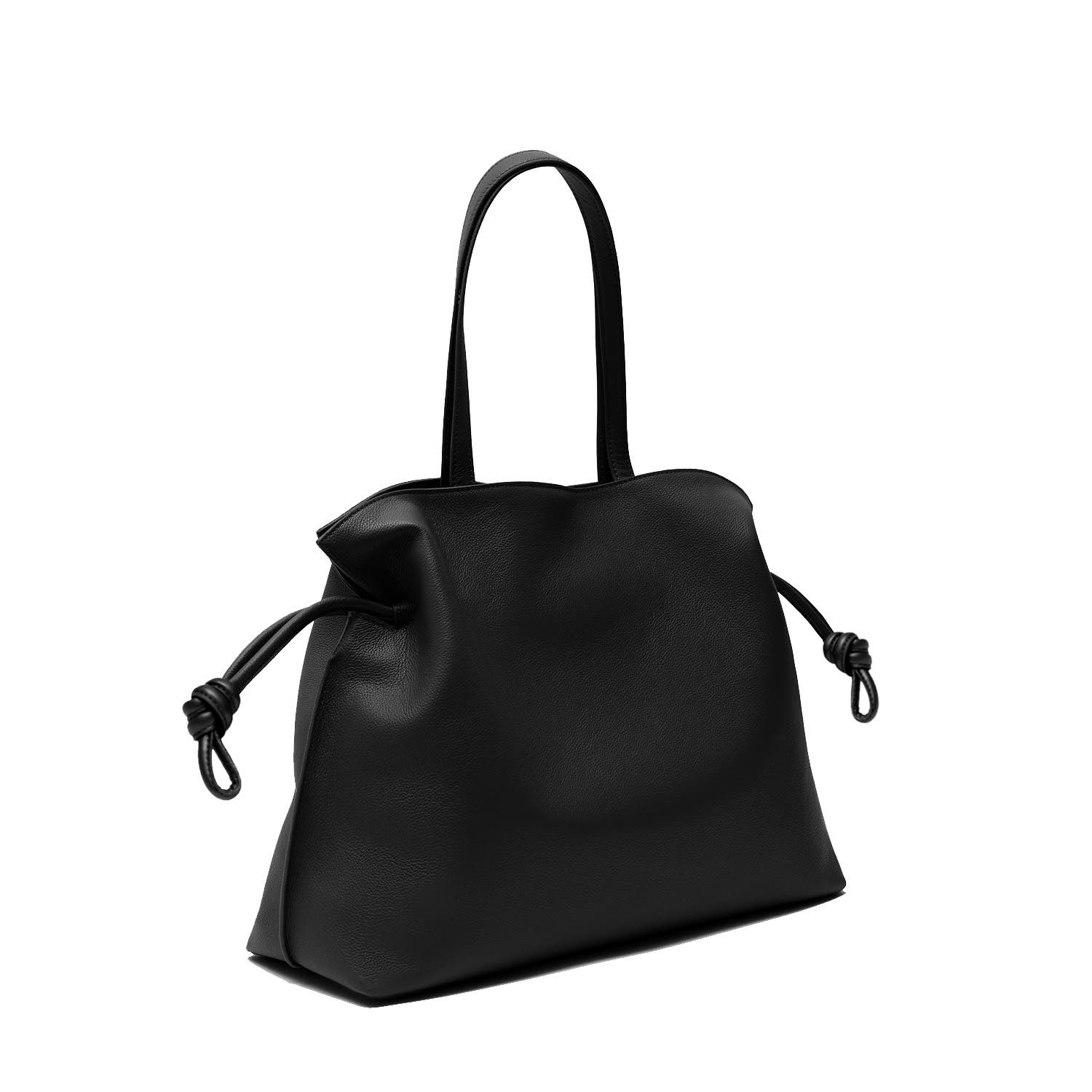 Esin Akan 2-in-1 Emma Leather Tote Bag, Alternate, color, Black