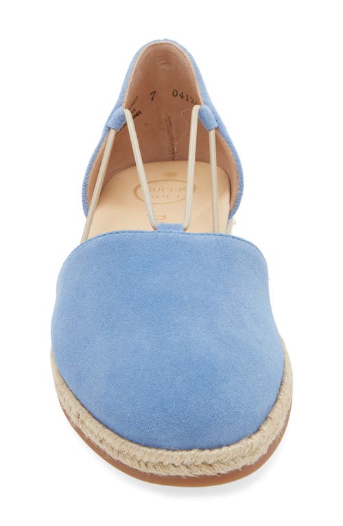 Paul Green Alegra Flat In Pacific Soft Suede