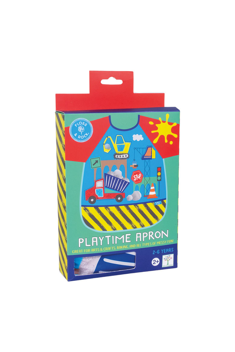 Apron with Sleeves, Main, color, Construction