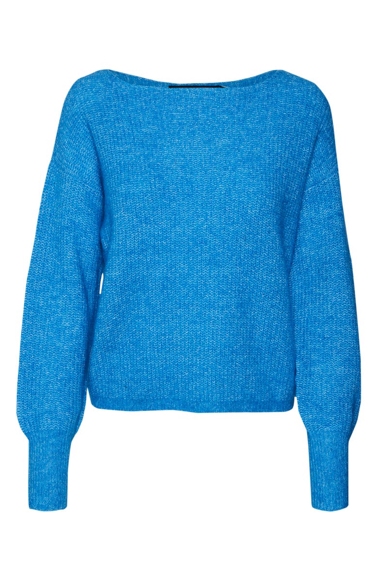 VERO MODA Ruby Boatneck Sweater, Alternate, color, French Blue