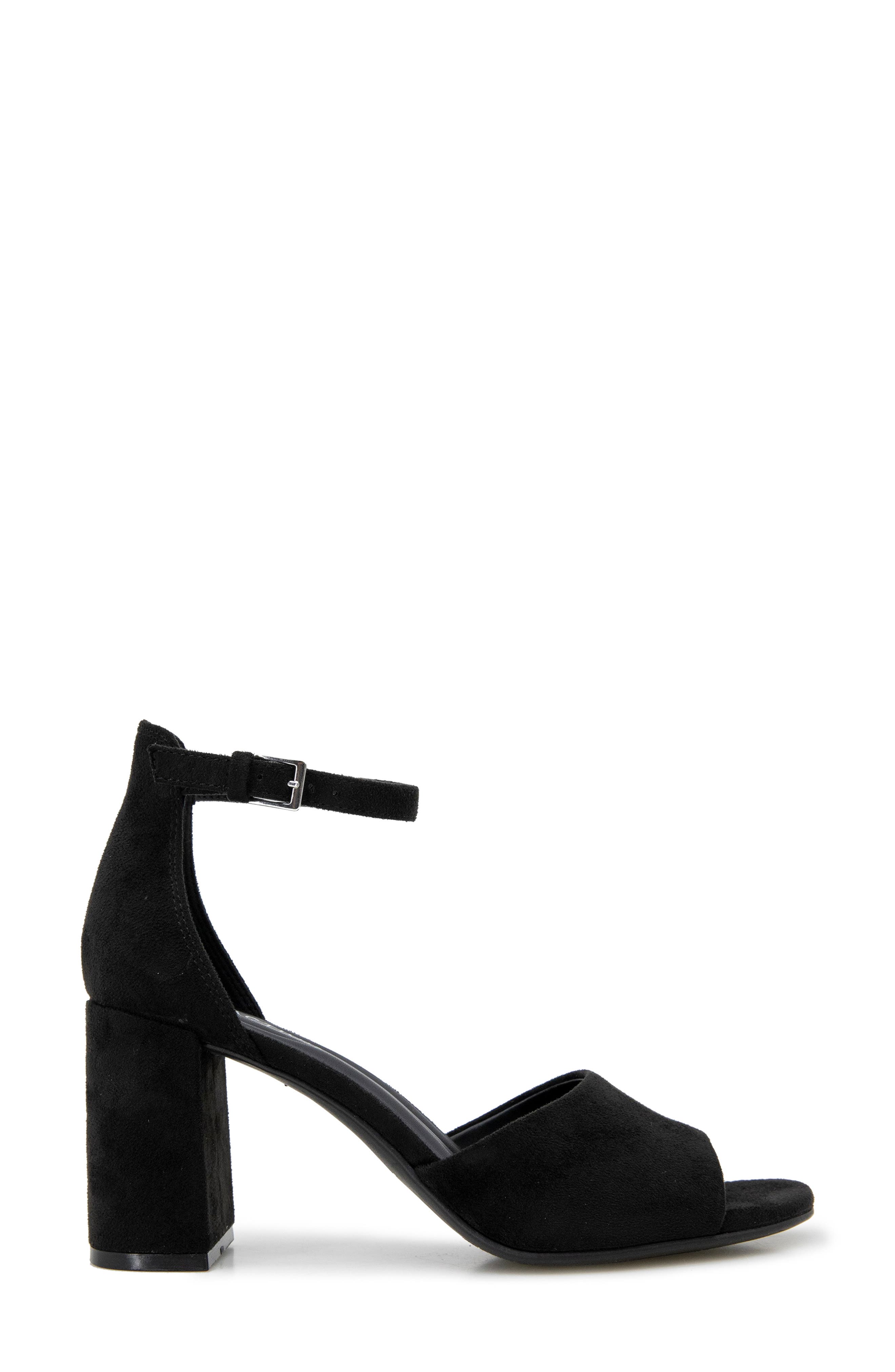 Reaction Kenneth Cole Lottie Ankle Strap Sandal, Alternate, color, Black