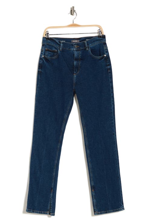 Patti High Waist Straight Leg Jeans (Skylark)