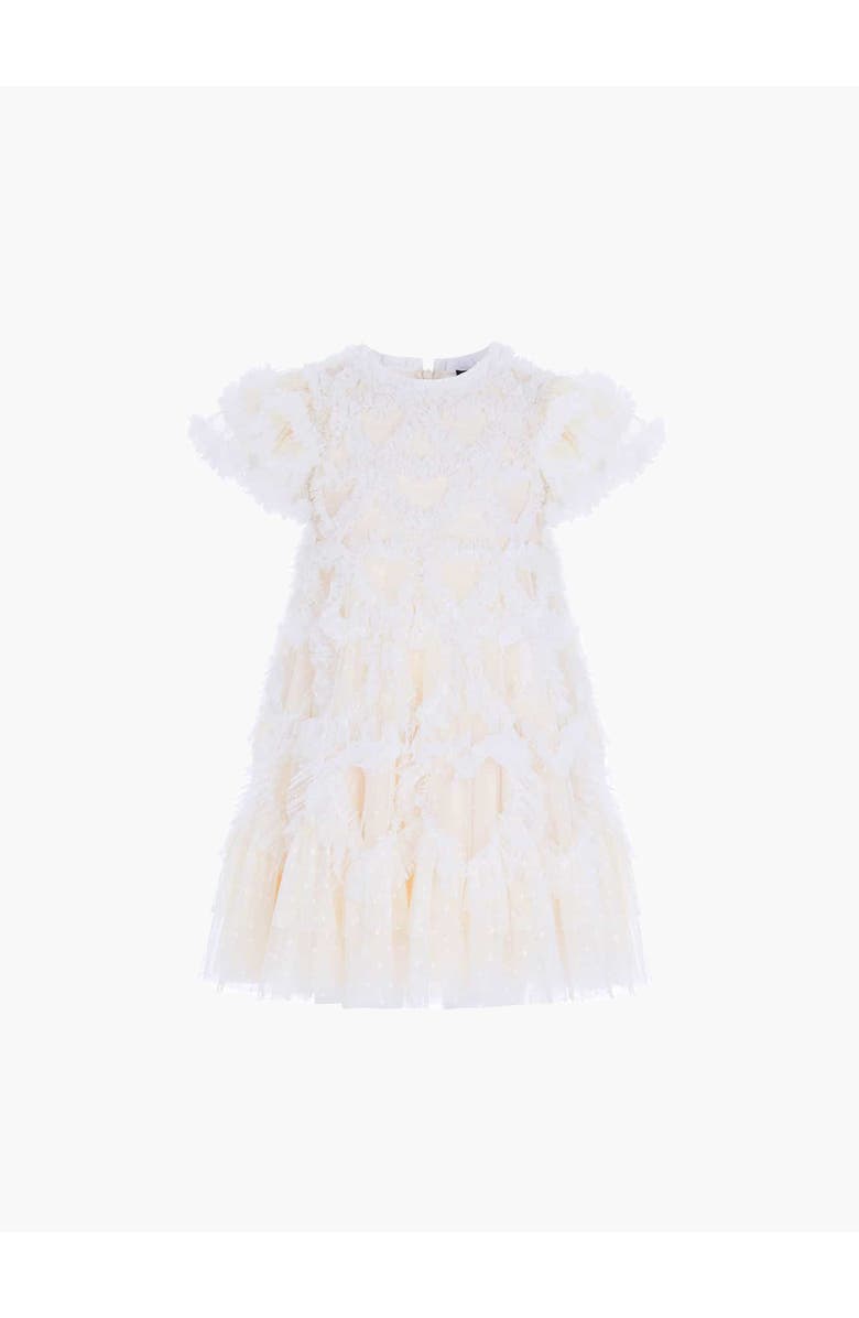 Needle & Thread Amorette Kids Dress, Alternate, color, Cream