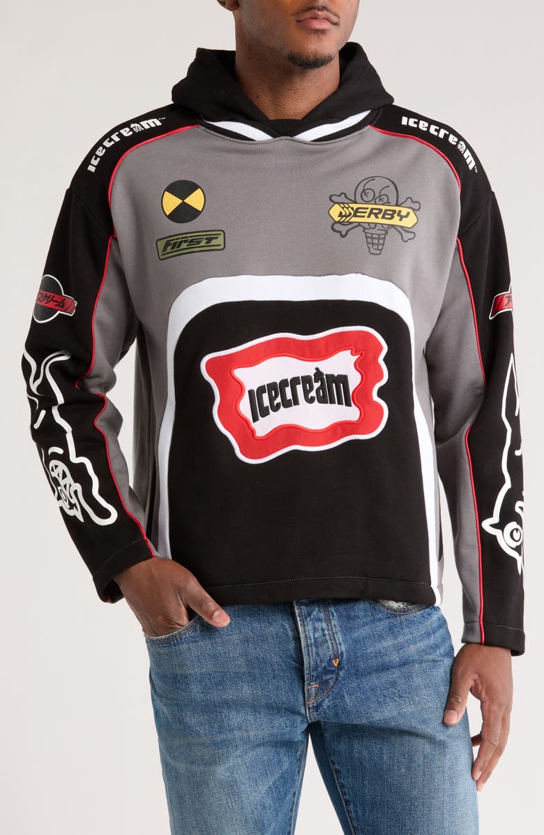 ICECREAM First Place Colorblock Pullover Hoodie, Main, color,