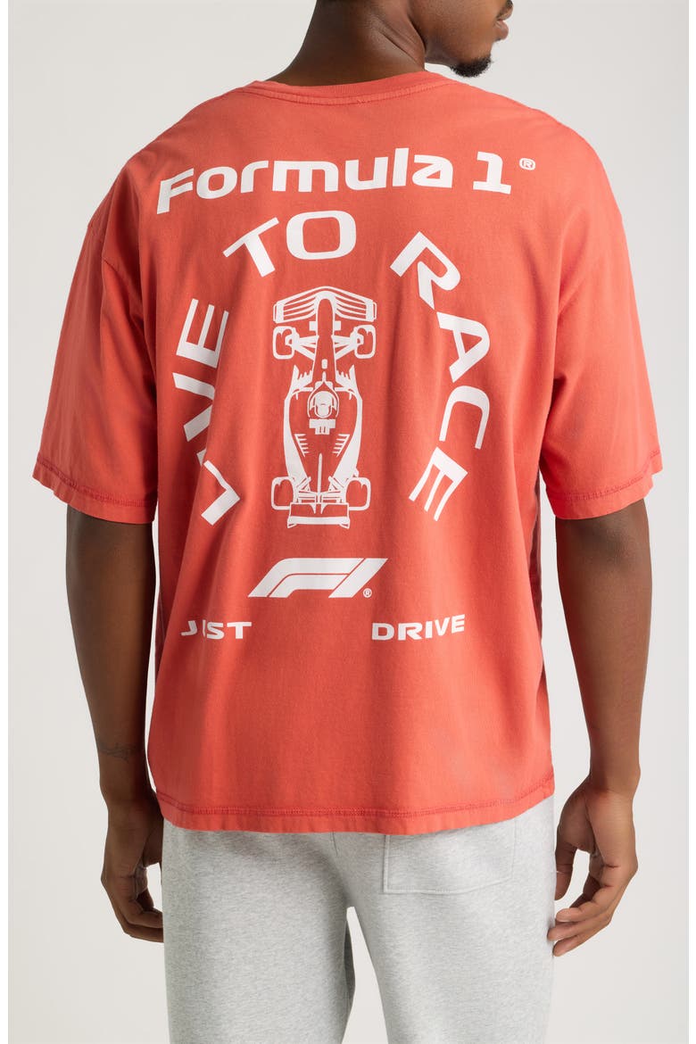 F1® Car Hockey T-Shirt, Alternate, color, WASHED RED
