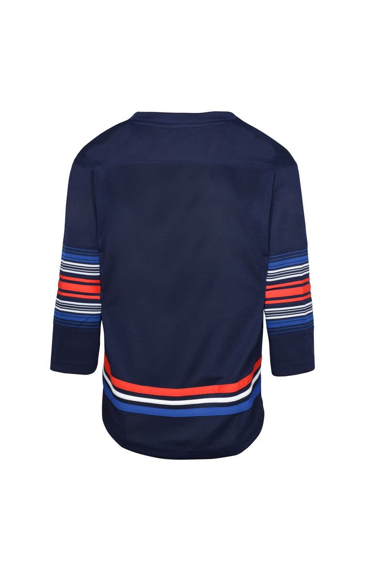 Youth  Navy New York Rangers Alternate Replica Jersey, Alternate, color, Navy