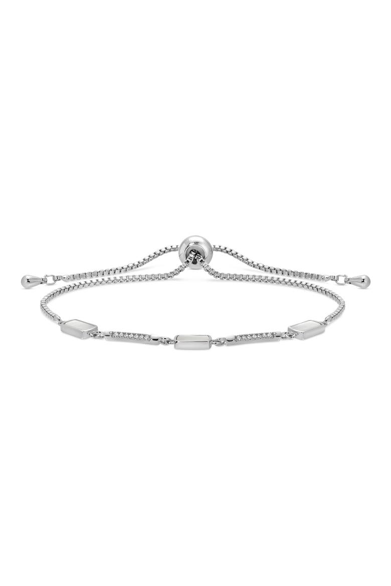 Set of 3 Maryam Cubic Zirconia Bolo Bracelets, Alternate, color, SILVER