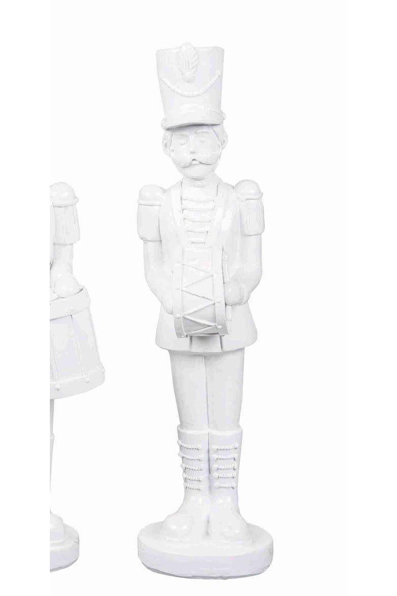 White Toy Soldier Figurines Assortment of 4, Alternate, color, White