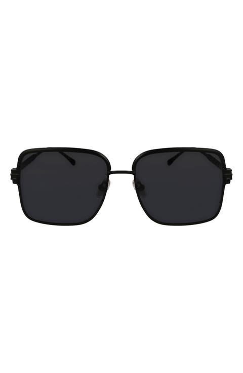 Gancini 57mm Modified Rectangular Sunglasses