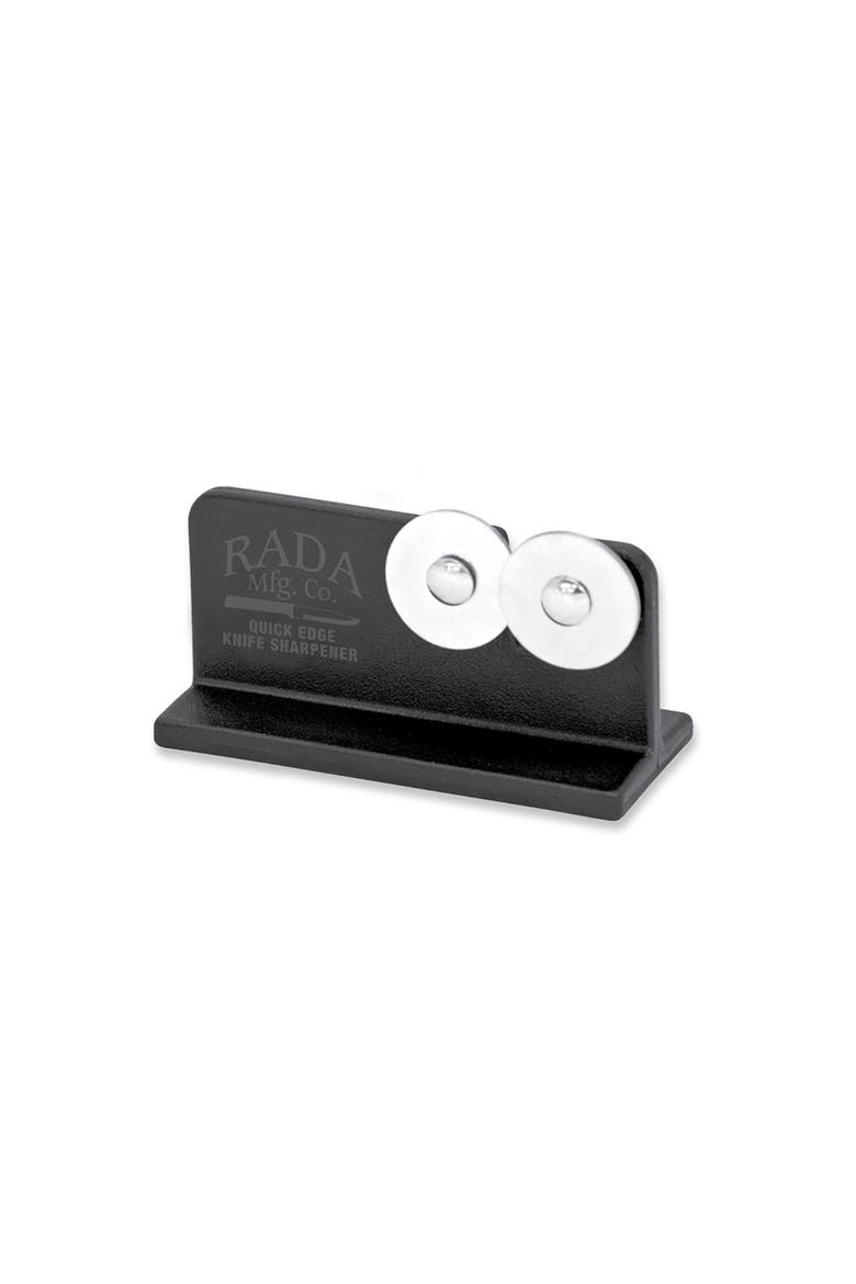 Cutlery Quick Edge Knife Sharpener Stainless Steel Wheels, Main, color, Black