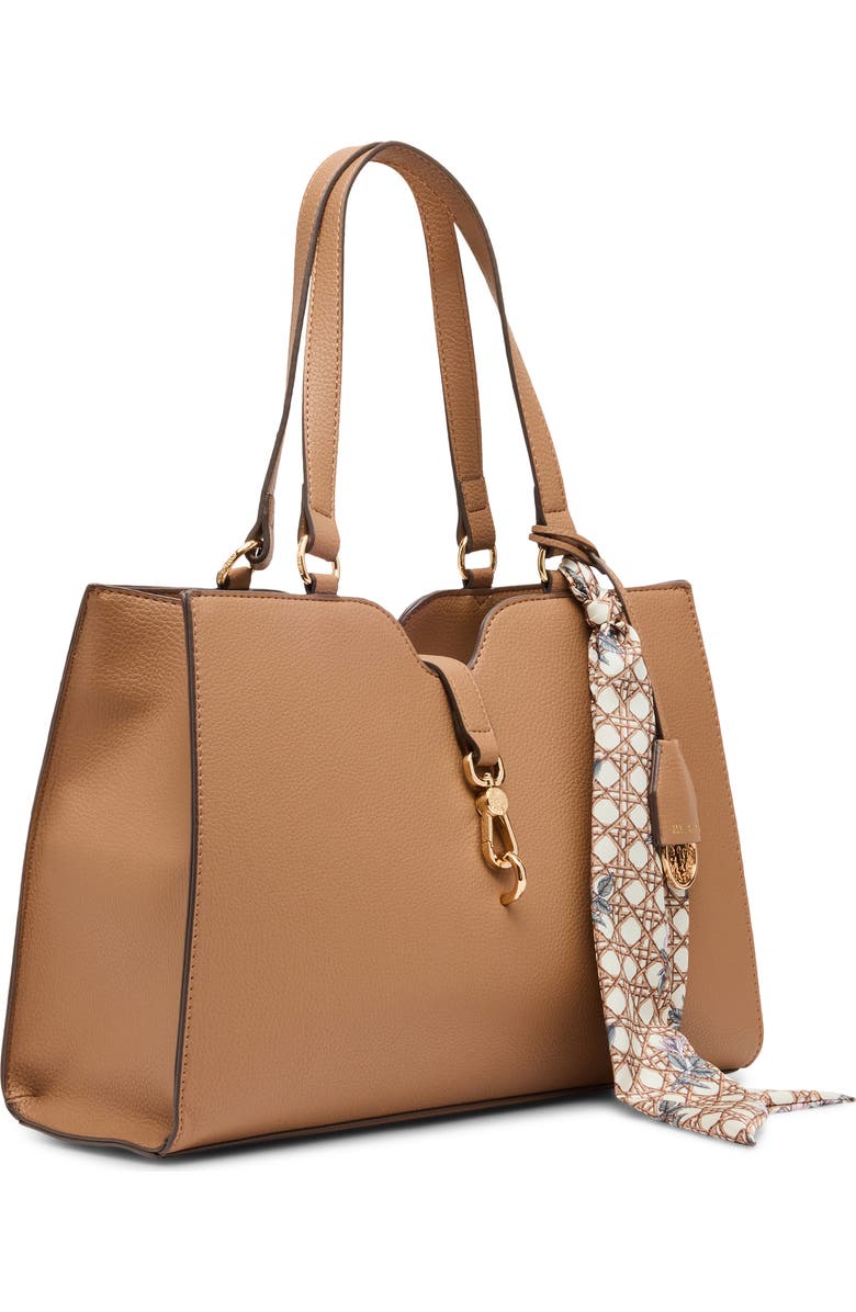 Anne Klein E/W Tote Bag, Alternate, color, Mocha