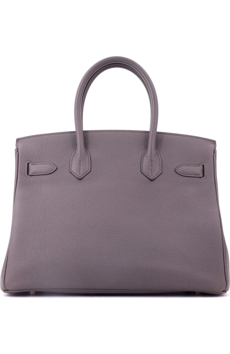 Pre-Owned Hermes Birkin Handbag Grey Togo with Gold Hardware 30, Alternate, color, Etain