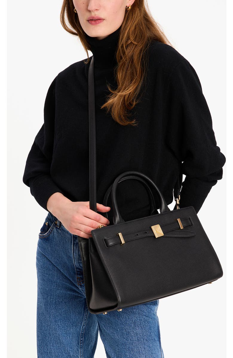 Kate Spade New York medium deco leather satchel, Alternate, color,