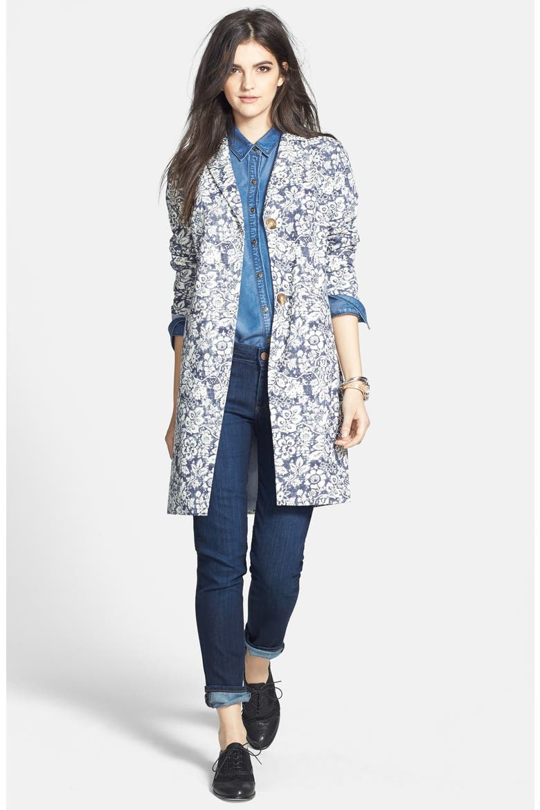 Denim 'Skyline' Ankle Peg Skinny Jeans (Nordstrom Exclusive), Alternate, color, DIXIE