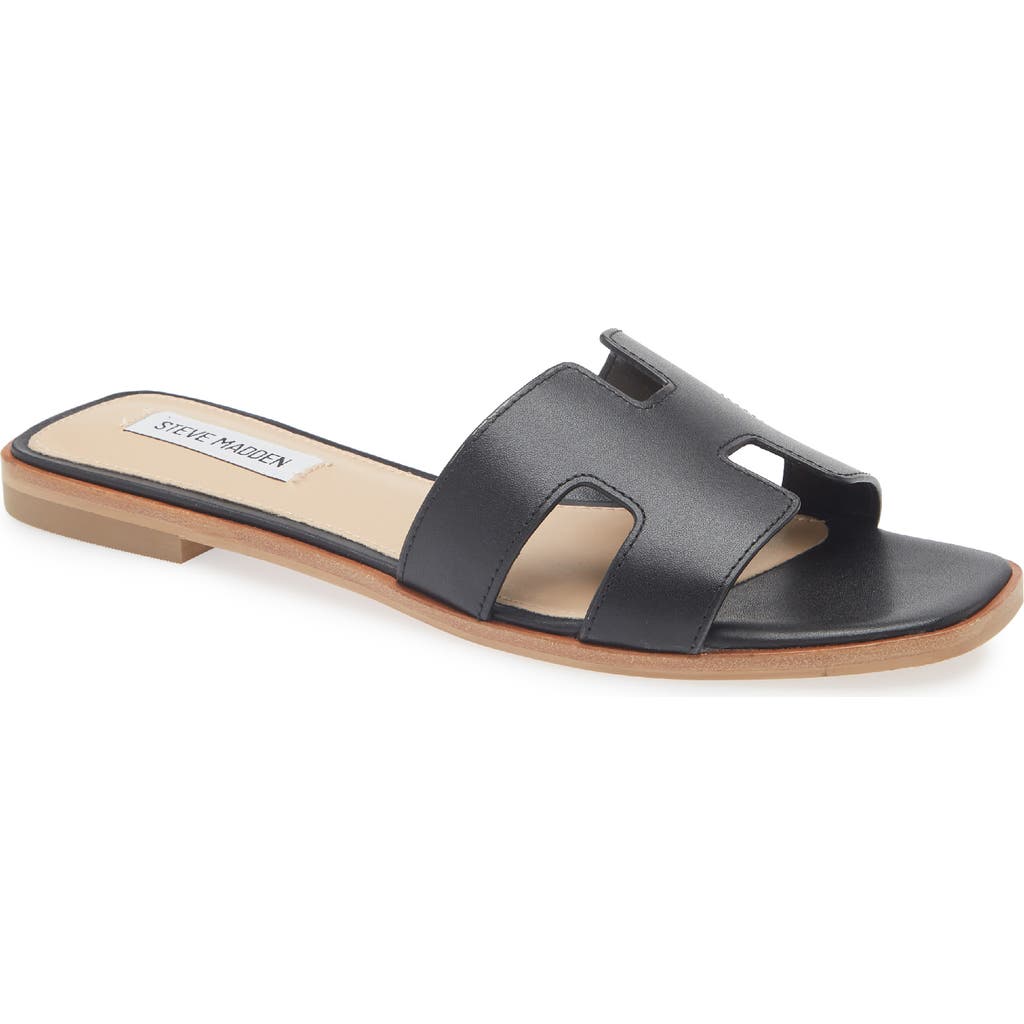 Steve Madden Hadyn Slide Sandal In Black