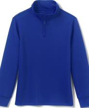 Lands' End School Uniform Kids Quarter Zip Pullover