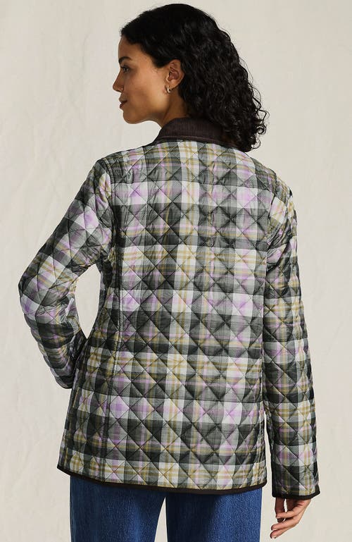Lands' End Reversible Barn Quilted Jacket In Green