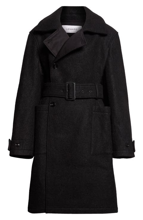Shaped Felted Wool & Alpaca Coat