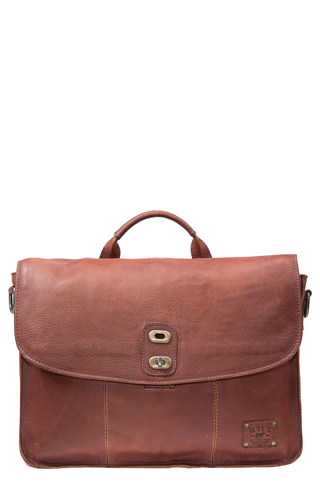 Will Leather Goods 'Kent' Messenger Bag, Main, color, 