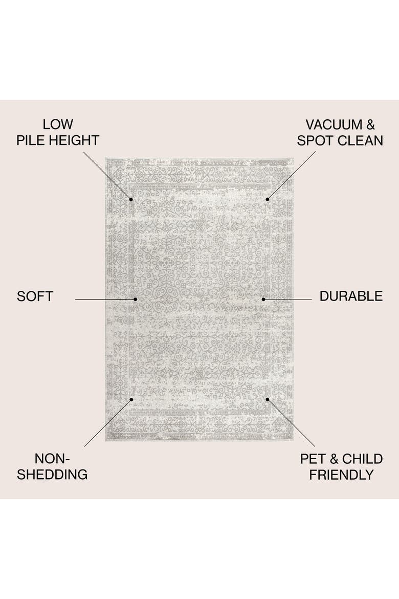 Ferro Filigree Area Rug, Alternate, color, Gray/Dark Gray