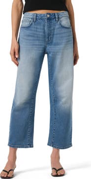 Joe's High Waist Crop Barrel Leg Jeans