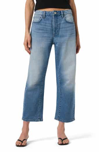 Joe's High Waist Crop Barrel Leg Jeans