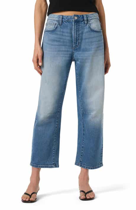 Joe's High Waist Crop Barrel Leg Jeans