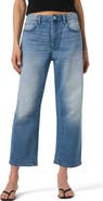 Joe's High Waist Crop Barrel Leg Jeans